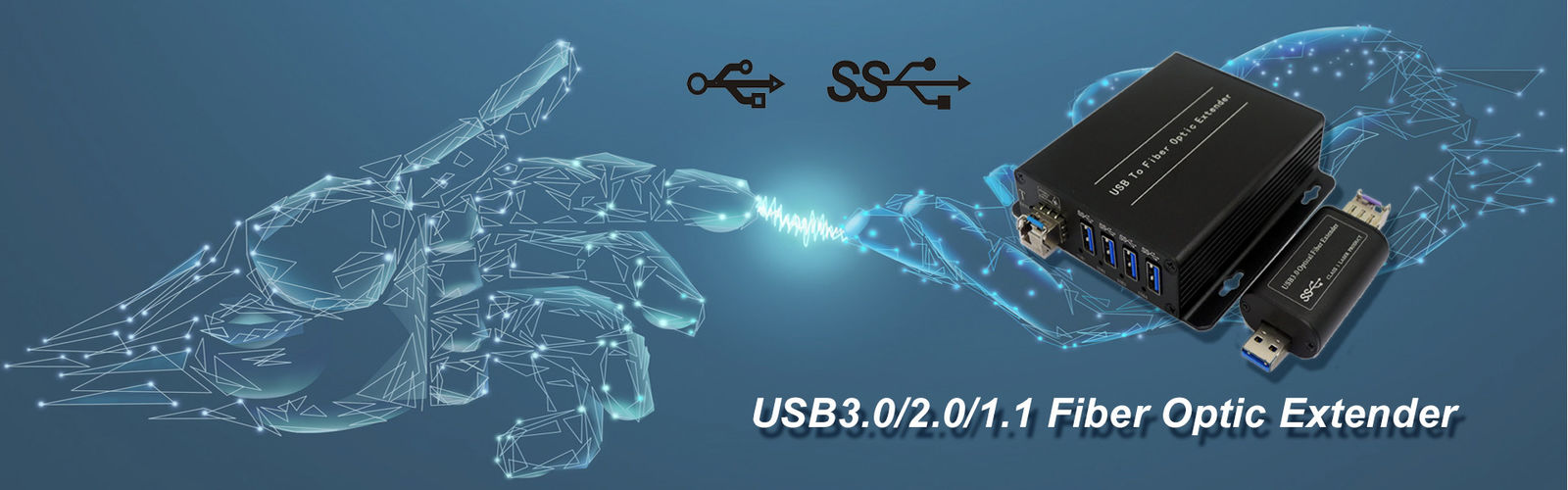 Vergroting van vezel de Optische USB