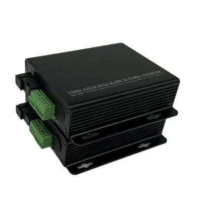 4CH analoge XLR-Audio over Vezel met Groene Standaardterminals