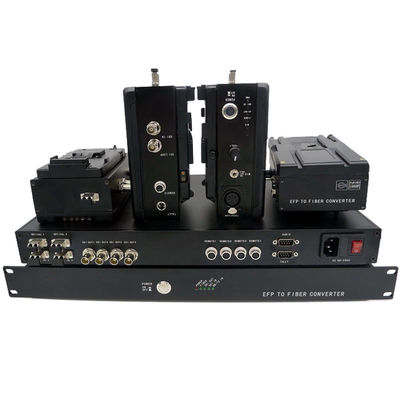 4ch het systeem van de cameravezel met Timecode, SDI Video, Aantekening, Ver, CCU aan vezelconvertor