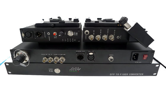 4ch het systeem van de cameravezel met Timecode, SDI Video, Aantekening, Ver, CCU aan vezelconvertor