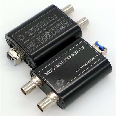 Schitterende 3g-SDI van de Uitzendings 3g/hd-SDI audiogegevens van SFP van de vezel optische convertor video de vezel optische vergroting ethernet