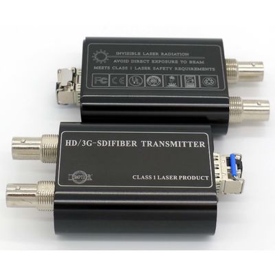 Schitterende 3g-SDI van de Uitzendings 3g/hd-SDI audiogegevens van SFP van de vezel optische convertor video de vezel optische vergroting ethernet