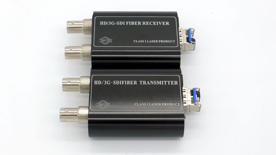Schitterende 3g-SDI van de Uitzendings 3g/hd-SDI audiogegevens van SFP van de vezel optische convertor video de vezel optische vergroting ethernet