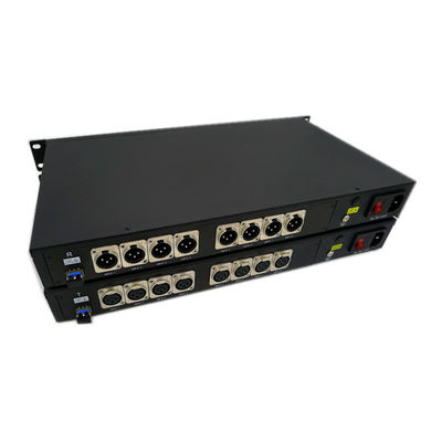 De evenwichtige Audio van 8ch XLR aan de Uitzendingsstudio van de Vezelconvertor