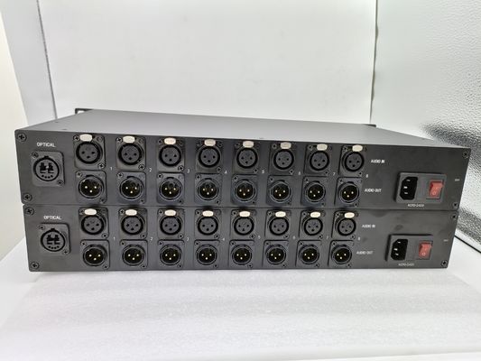 8 kanaal Tweerichtingsaudio aan de dubbele LC schakelaar van de Vezelconvertor