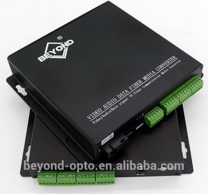 TV-Productie Live Streaming And Camera Accessories 8 BIDI-Contactsluiting aan Vezel Optische Convertor