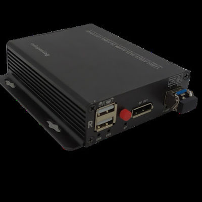 Displayport aan Vezelvergroting met verre machtsschakelaar