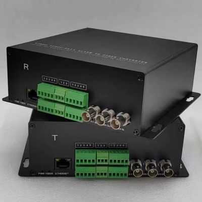 2CH 3G HD SDI met Ethernet over de transmissie van Vezelethernet