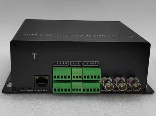 2CH 3G HD SDI met Ethernet over de transmissie van Vezelethernet