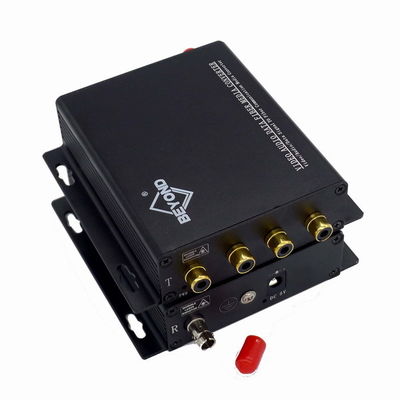 4ch de optische Audio van RCA aan multimode of enige wijze van de Vezelconvertor