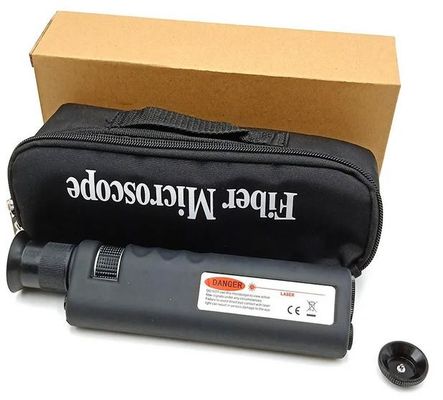 400X optische Vezelwerkingsgebied voor het Inspecteren Beëindigings Zwarte Kleur