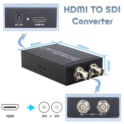 gelijktijdig HDMI aan SDI Convertor met de Machtsadapter van 5V 1A