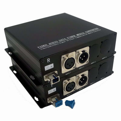 de Audio van 3pin XLR aan de Vergroting MIC Level And Line Level van de Vezelconvertor