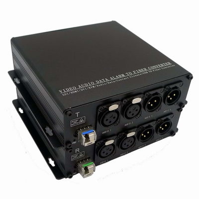 de Audio van 3pin XLR aan de Vergroting MIC Level And Line Level van de Vezelconvertor