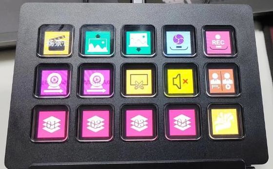 Toetsenbord 15 van het stroomdek klantgerichte LCD Sleutel