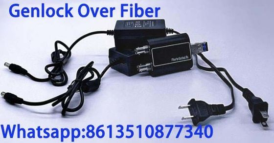 Genlock aan Vezelconvertor Genlock (het tri-Niveau van CVBS/BB) over Optische Vezelvergroting (Raad) met Mini Size, w/SFP-module